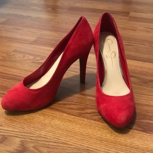 Cause what girl doesn't need a pair of red heals?!